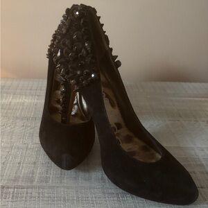 Sam Edelman Roza Black Spiked Heels Size 7.5